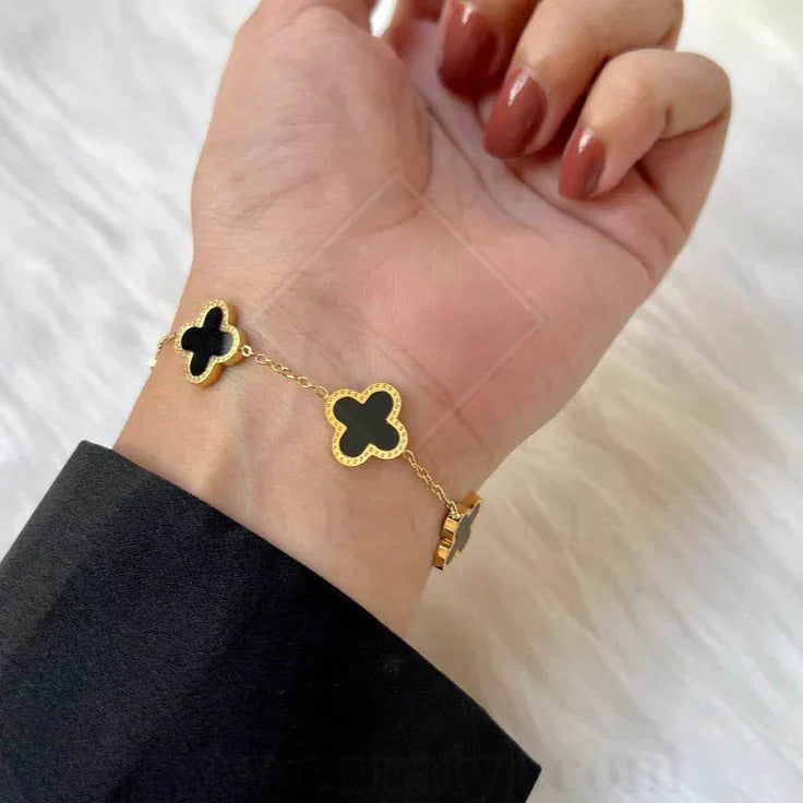 Clover Bracelet (Black)